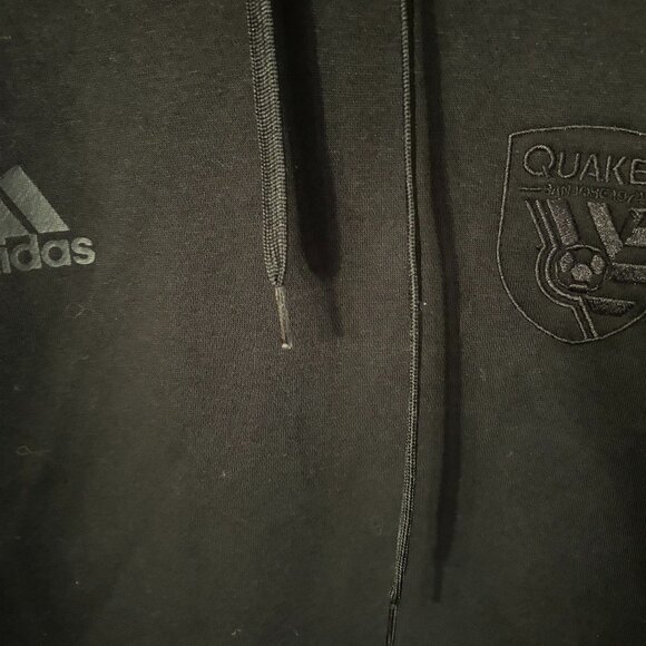 NWT MLS San Jose Earthquakes Mens Black Player's Special Long Sleeve Hoodie XL - Picture 8 of 9
